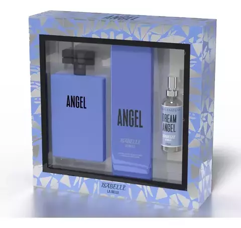 Kit Angel Isabelle La Belle (creme 200ml + Perfume 100ml + Perfume Hair 15ml)